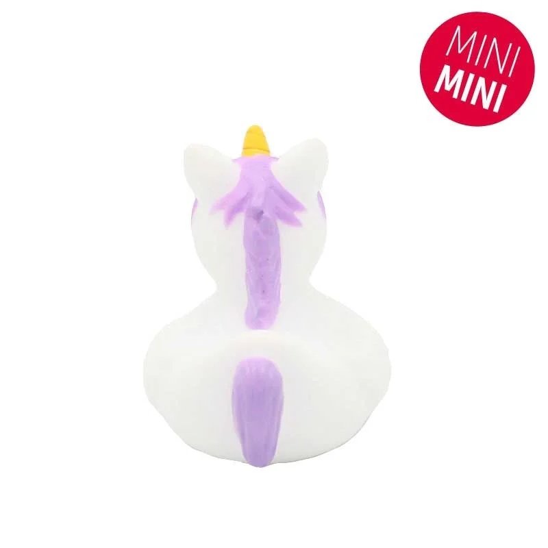 Pato Unicornio Blanco 4,5 cm