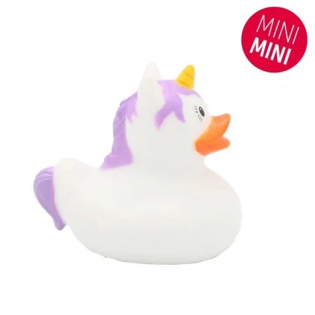 Pato Unicornio Blanco 4,5 cm