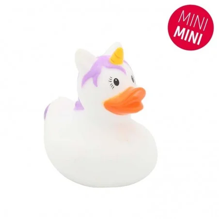 Pato Unicornio Blanco 4,5 cm