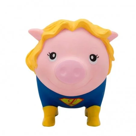 Hucha Cerdito Superheroina