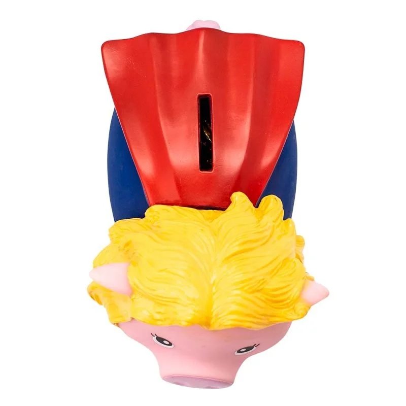 Hucha Cerdito Superheroina