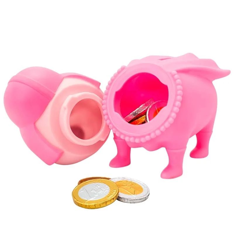 Hucha Cerdito Estrella Rosa