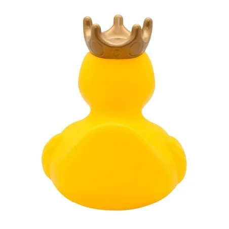 Pato Amarillo con Corona 25cm