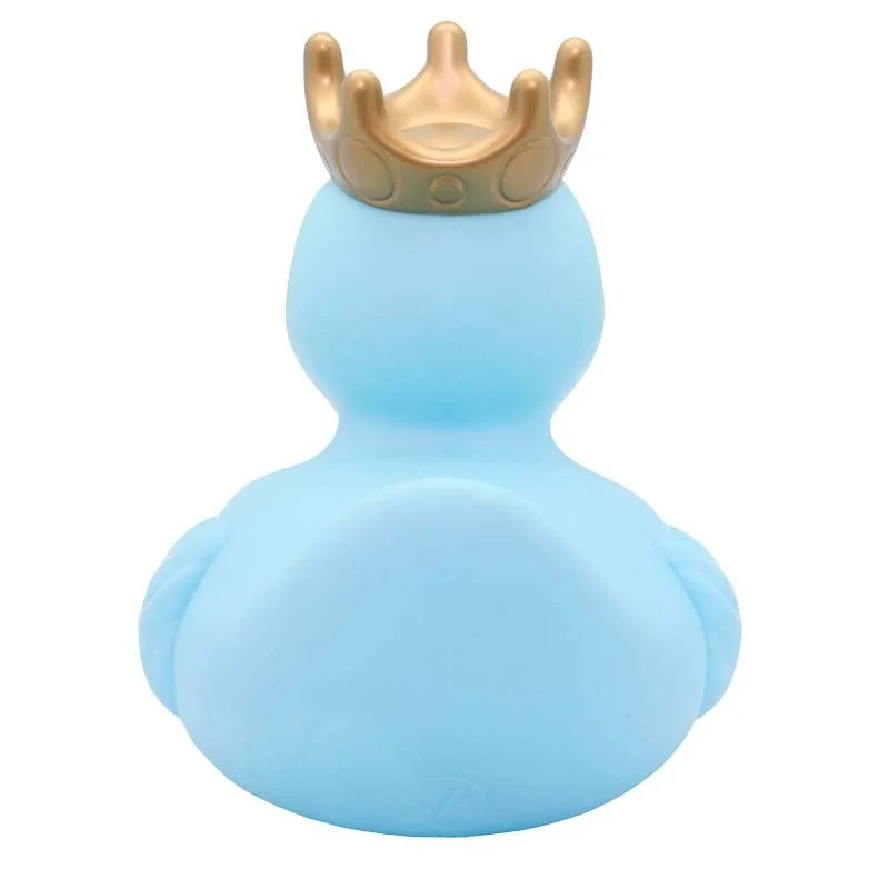 Pato Azul con Corona 25cm
