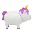 Hucha Cerdito Unicornio Blanco