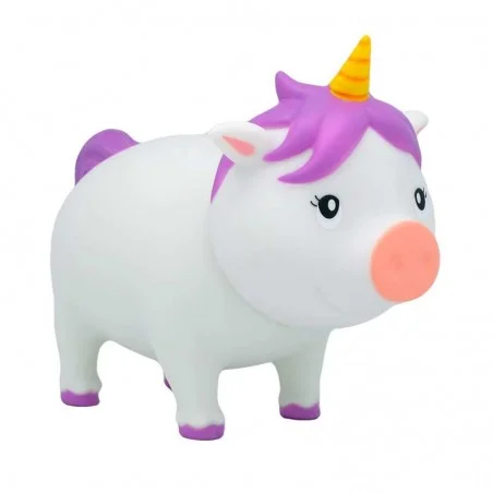 Hucha Cerdito Unicornio Blanco