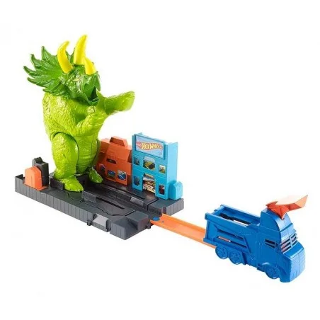 Hot Wheels City Ataque del Triceratops