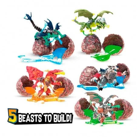 Breakout Beasts Huevo con Figura y Slime