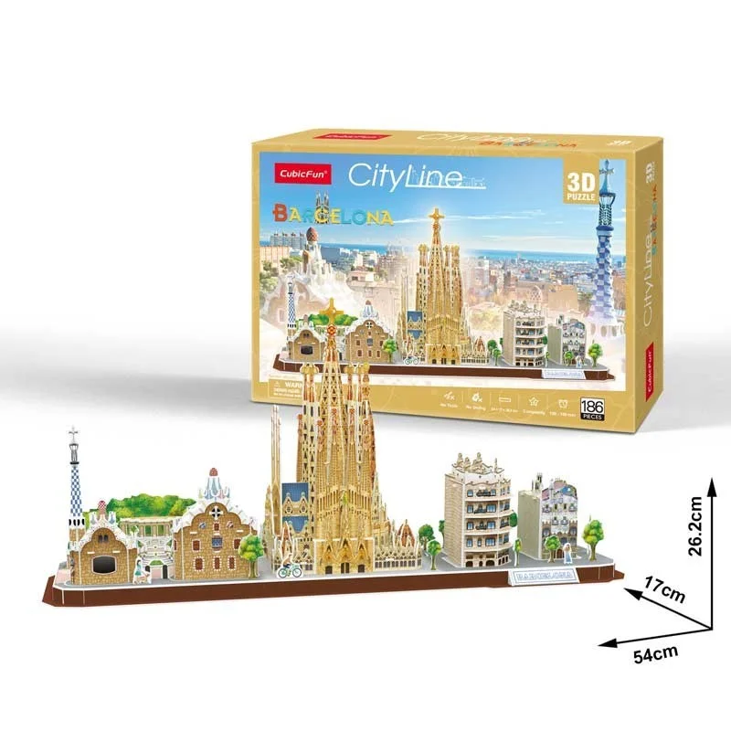 Puzzle 3D Barcelona