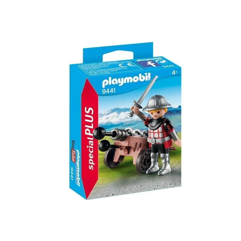 Playmobil Caballero con Cañón