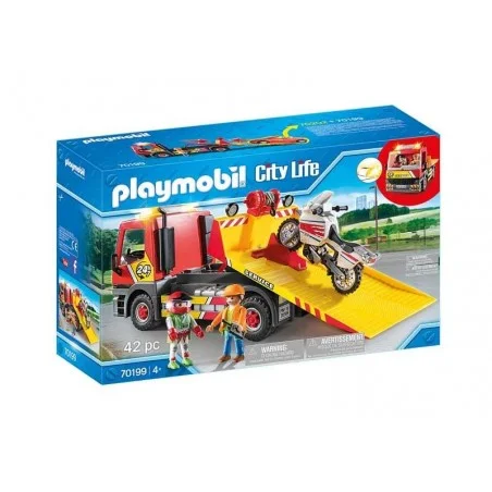 Playmobil City Life Grúa con Remolque Playmobil City Life Grúa con Remolque