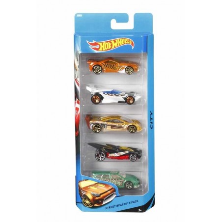 Hot Wheels Pack 5 Vehículos