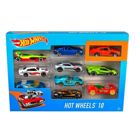 Pack 10 coches Hot Wheels