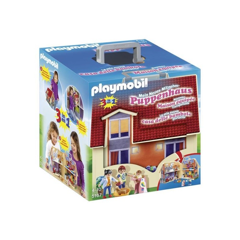 Casa de muñecas maletín  Playmobil