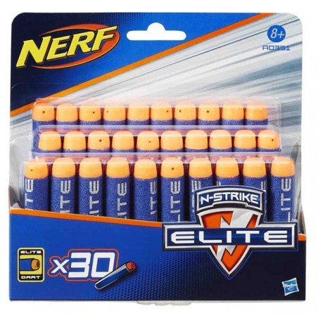 Pistola nerf hotsell 30 dardos