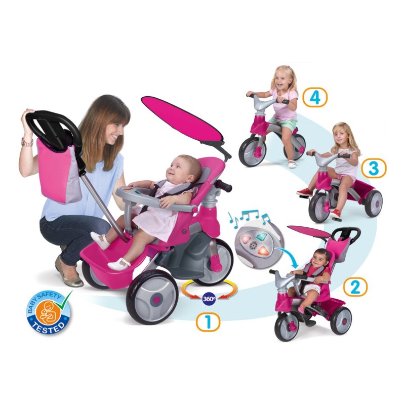 Triciclo para bebés Baby Trike Easy Evolution