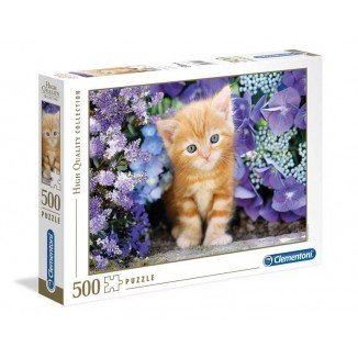 Puzzle 500 Piezas Gatito Rubio