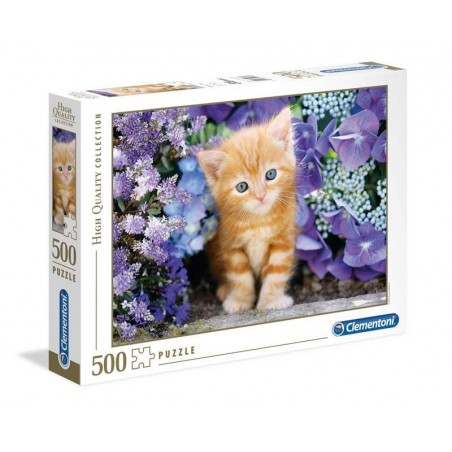 Puzzle 500 Piezas Gatito Rubio