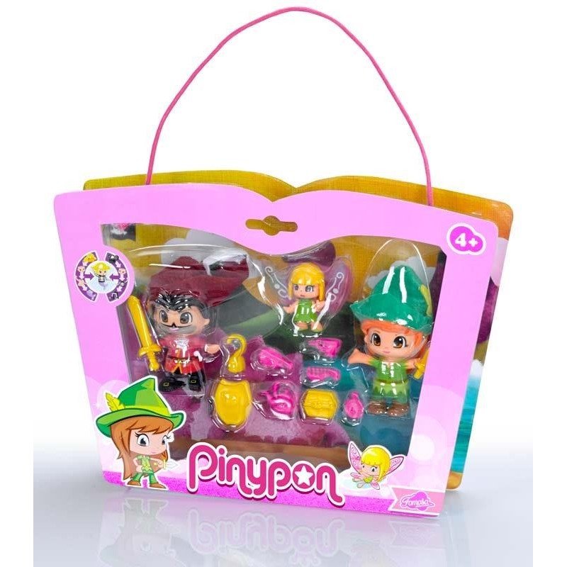 Pinypon Peter Pan, Garfio y Campanilla