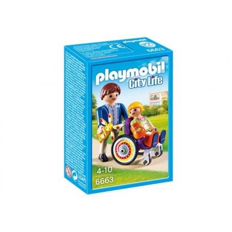 Playmobil City Life Niño en Silla de Ruedas