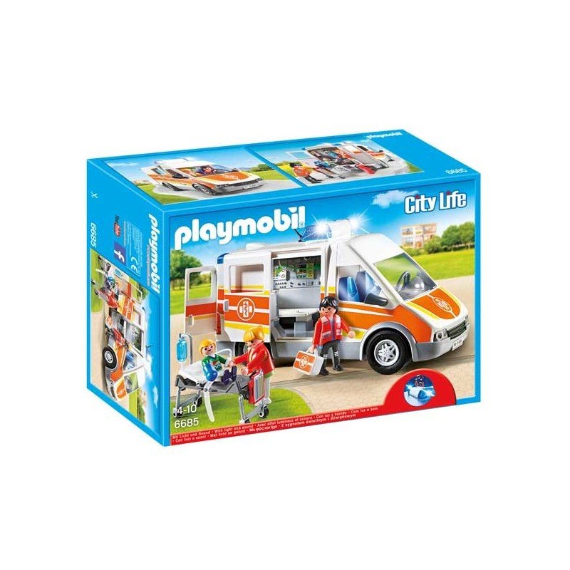 Ambulancia con Luces y Sonido Playmobil