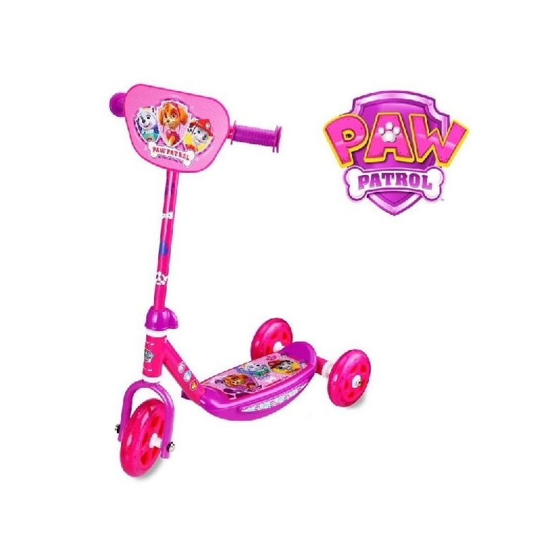 PATINETE 3 RUEDAS PAW PATROL PATRULLA CANINA NIÑA