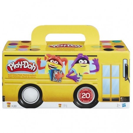 Pack Super Color 20 Botes Play-Doh