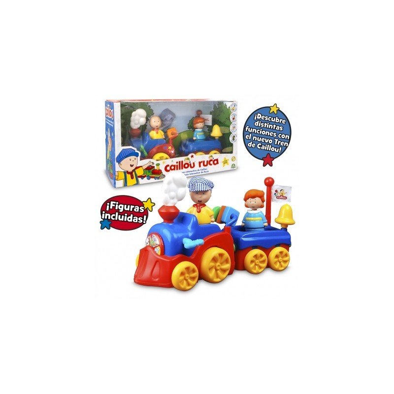 Caillou tren con sonidos