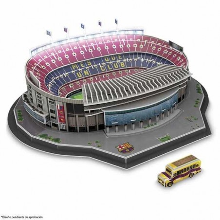 Puzzle 3D LED Estadio Barcelona Camp Nou NanoStad