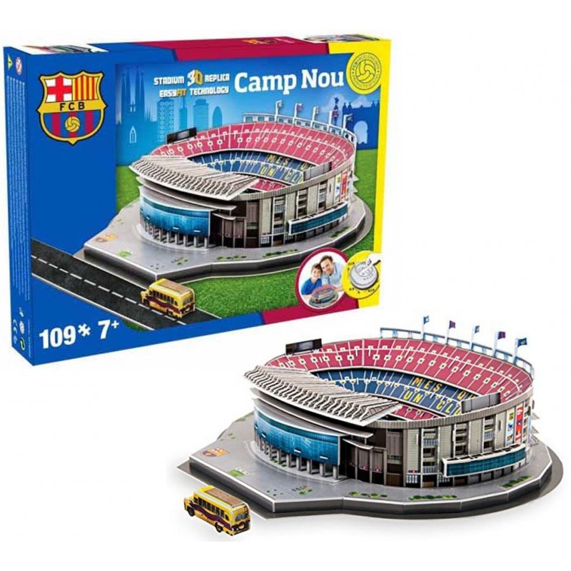 Puzzle 3D LED Estadio Barcelona Camp Nou NanoStad