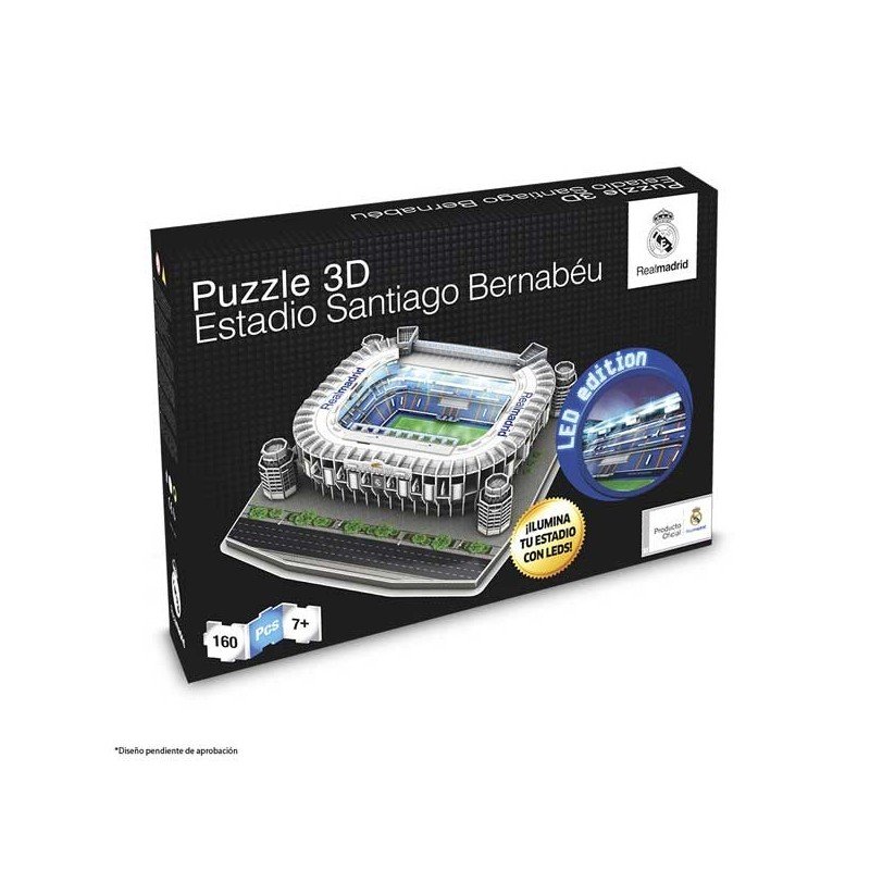 Puzzle 3D LED Estadio Santiago Bernabeu NanoStad