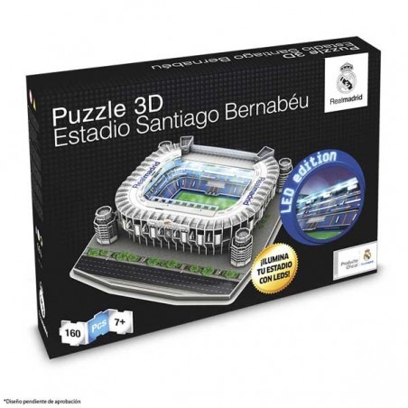 Puzzle 3D LED Estadio Santiago Bernabeu NanoStad