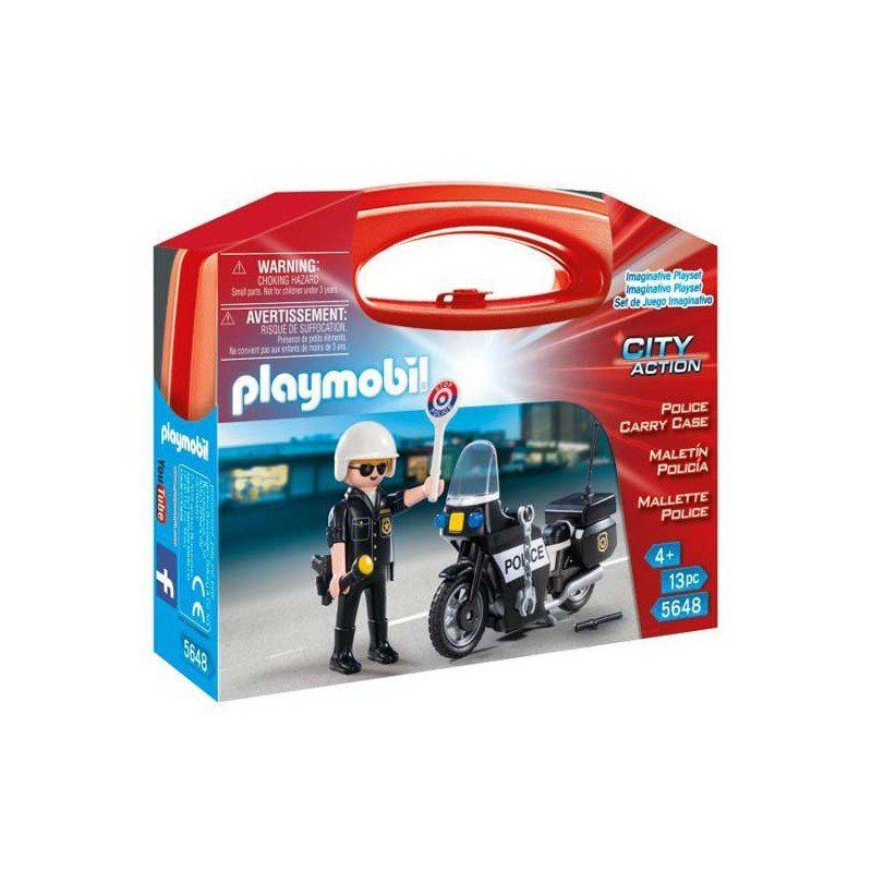 Playmobil City Action Maletin Policia
