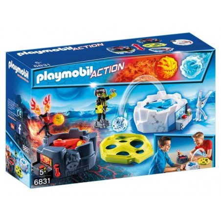 Zona de Combate con Robots Playmobil