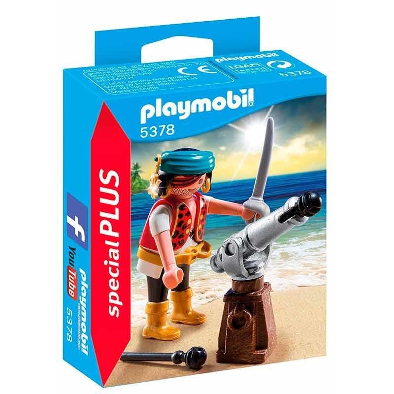 Playmobil Pirata con Cañon