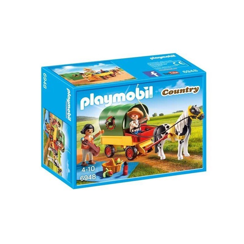 Picnic con Poni y Carro Playmobil