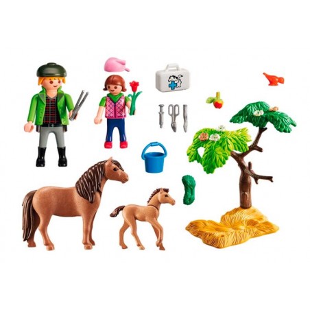 Playmobil Country Veterinario con Ponis