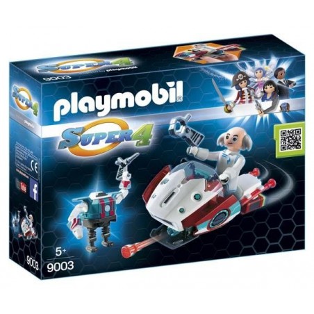 Skyjet con Dr. X y Robot Playmobil