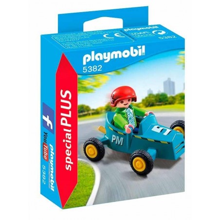 Playmobil Niño con Kart