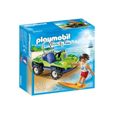 Playmobil Family Fun Surfista con Buggy