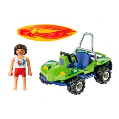 Playmobil Family Fun Surfista con Buggy