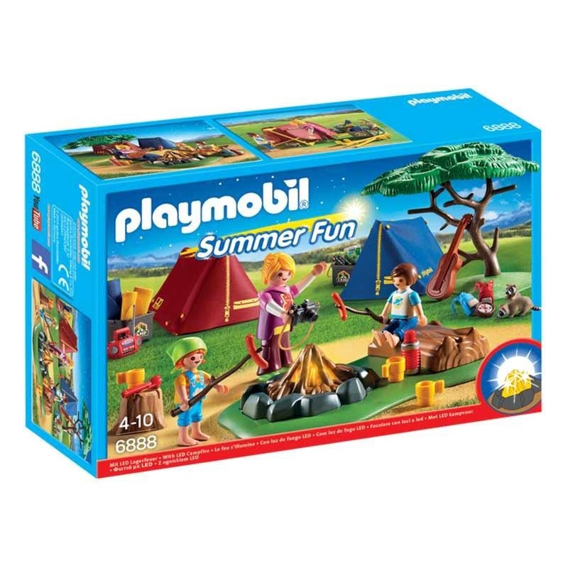Playmobil Summer Fun Campamento con Fogata