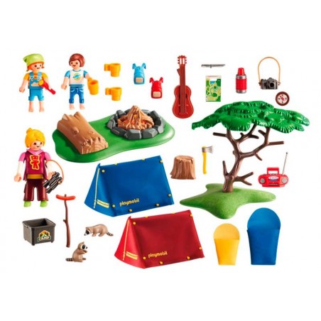 Playmobil Summer Fun Campamento con Fogata