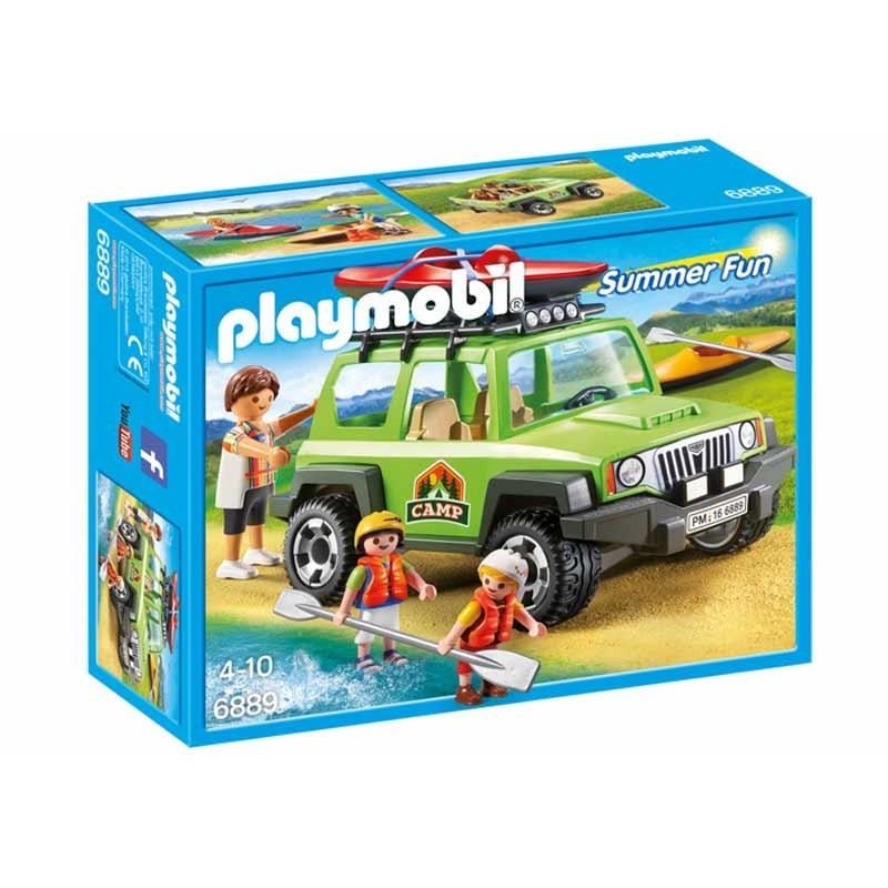 Playmobil Summer Fun Vehiculo 4x4 con Canoa
