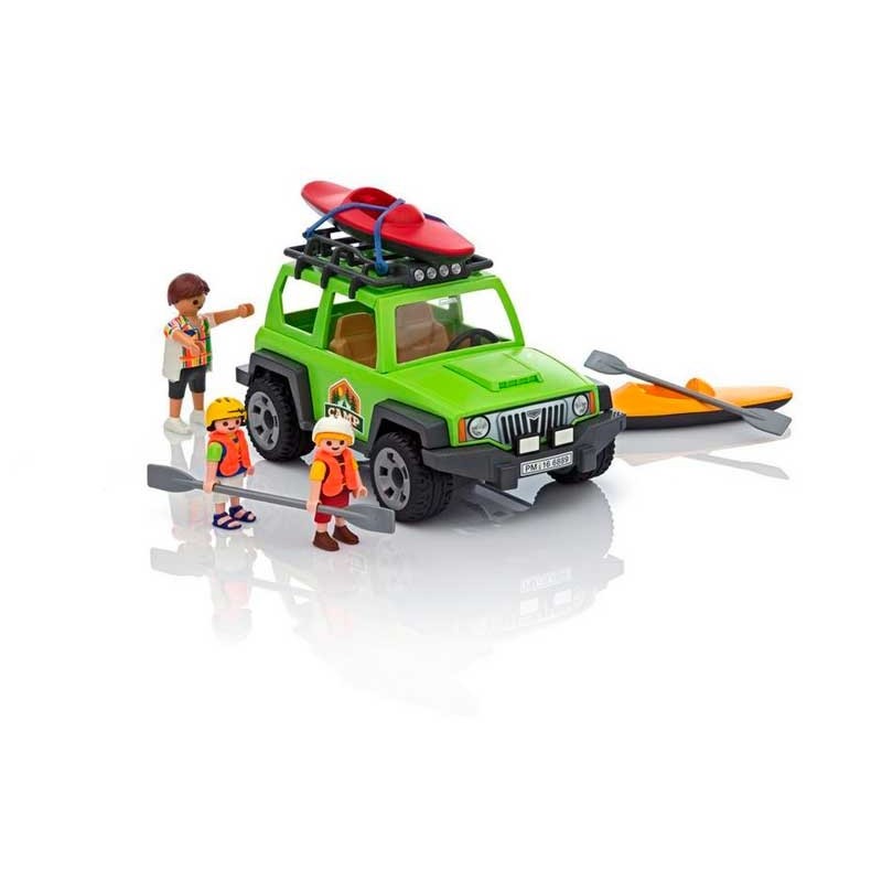 Playmobil Summer Fun Vehiculo 4x4 con Canoa