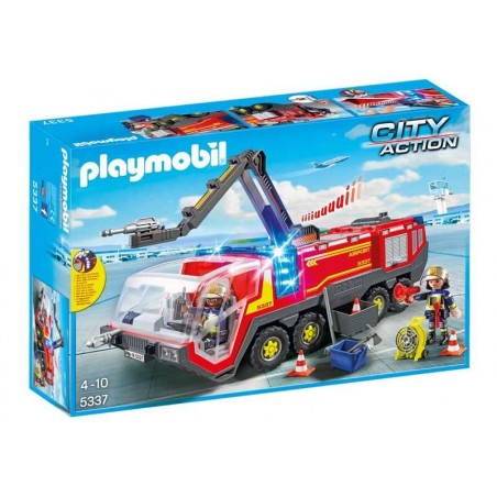 Playmobil City Action Camion Bomberos Aeropuerto