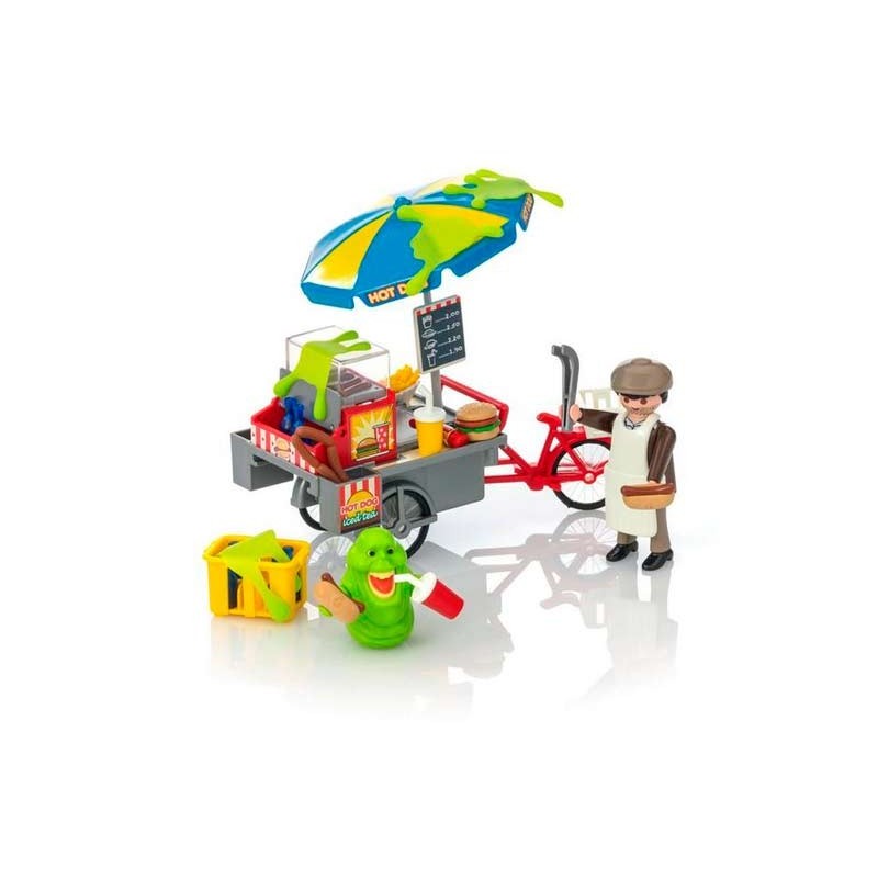 Playmobil Ghostbusters Slimer con Stand Hot Dogs