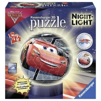 Cars 3 Puzzle Ball 3D Lámpara