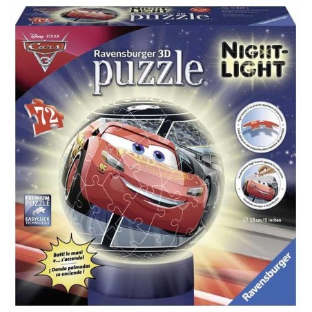 Cars 3 Puzzle Ball 3D Lámpara