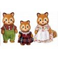 Sylvanian Families Familia de Pandas Rojos